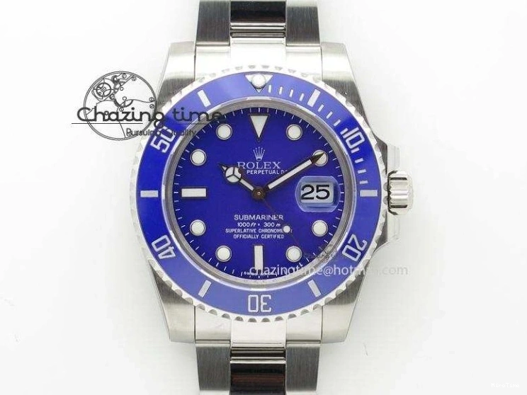 MiroTime 0319 Submariner 41mm 126619 LB Blue Ceramic EWF Black Dial on SS Bracelet A Effortless 2766